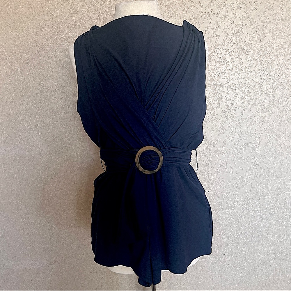 BB Dakota Steve Madden Romper with origanal Belt. Sz L